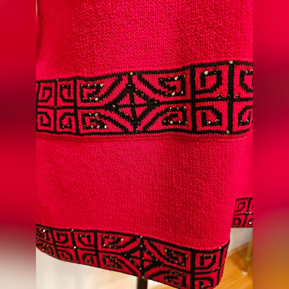 Vintage St John Evening Red Jacket - Picture 8 of 9